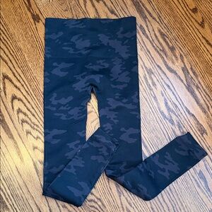 SPANX Black Camouflage Leggings